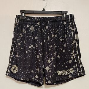 Billionaire Boys Club Overtime Stardust Basketball Shorts w Zip Pockets Size M